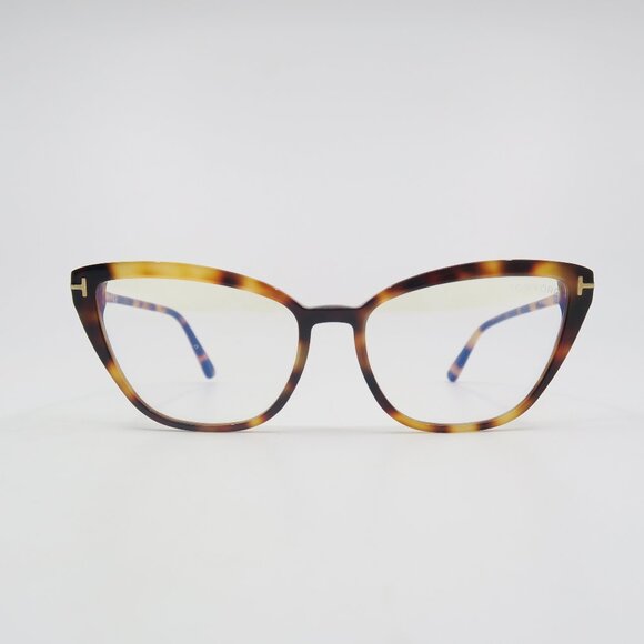 Tom Ford TF 5825-B 053 55mm Light Havana (Tortoise), Cat Eye, New Eyeglasses. - Picture 1 of 8